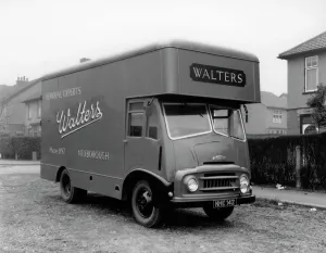 Austin FE 1957 removal van, belonging to Walters Removals, Mexborough, South Yorkshire, 1957