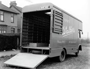 Empty Prints: Austin FE 1957 removal van, belonging to Walters Removals