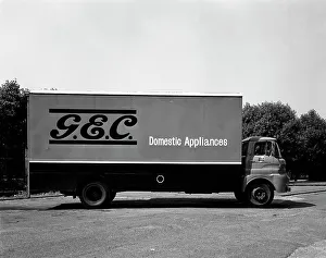 Swinton Prints: An Austin FF K160 lorry belonging to the General Electric Co, Swinton, 1963. Artist