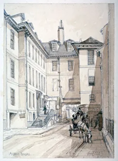 Thomas Colman Prints: Austin Friars Street, City of London, 1851. Artist: Thomas Colman Dibdin