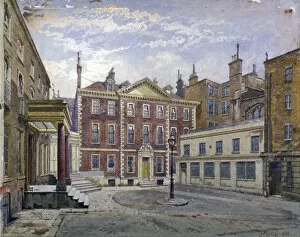 Austin Friars Gallery: Austin Friars Street, City of London, 1881. Artist: John Crowther