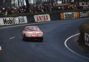 Austin - Healey Sprite, Baker - Hedges 1967, Le Mans 24 hour race. Creator: Unknown Austin - Healey Sprite, Baker - Hedges 1967, Le Mans 24 hour race. Creator: Unknown