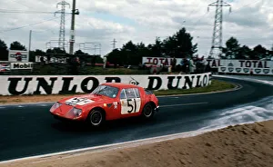 Austin - Healey Sprite, Baker - Hedges 1967, Le Mans 24 hour race. Creator: Unknown