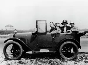 Motorist Prints: An Austin Seven Chummy with passengers, 1925