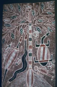 Australian Aboriginal Bark Painting