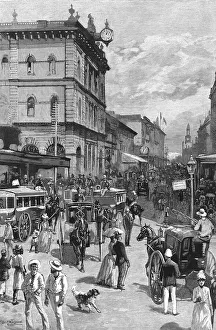 George Street Prints: Our Australian Colonies -- George Street -- The Regent Street of Sydney
