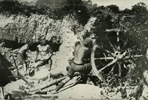 Gallipoli Peninsula Collection: Australian Gunners on the Gallipoli Peninsula, (1919). Creator: Unknown