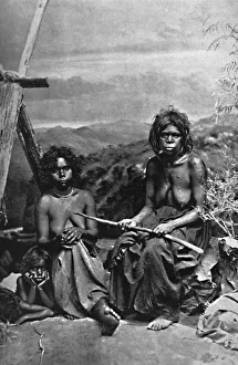 An Australian woman and her children, 1902. Artist: W Lindt