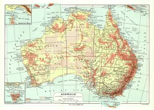 Australasia Prints: Australie; Les Terres Du Pacifique, 1914. Creator: Unknown