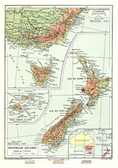 Australasia Prints: Australie Meridionale et Tasmanie
