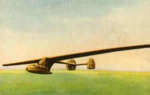 Euge Prints: Austria Elefant glider, 1932. Creator: Unknown