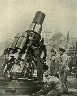 Powerful Collection: The Austrian 12-inch Siege Howitzer, 1914-1918, (c1920). Creator: Unknown