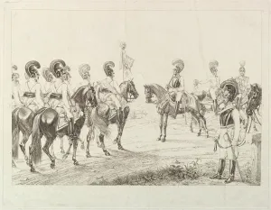 Johann Christoph Erhard Collection: Austrian Cuirassiers, early 19th century. Creator: Johann Christian Erhard