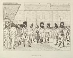 Austrian Grenadiers, early 19th century. Creator: Johann Christian Erhard