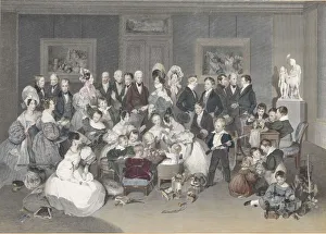 The Austrian imperial family in 1834, 1834. Creator: Fendi, Peter (1796-1842)