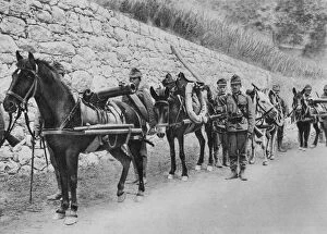 Austrian soldiers, Austro-Italian war, Battle of the Isonzo, World War I, 1915