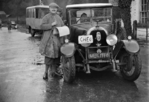 Raincoat Prints: Austro-Daimler used as an officials car at the Inter-Varsity Trial