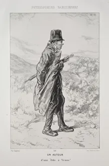 Un Auteur. Creator: Paul Gavarni (French, 1804-1866)