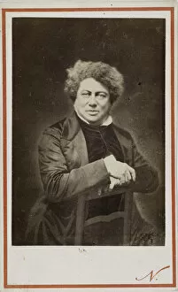 The author Alexandre Dumas père (1802-1870), 1870. Creator: Photo studio Nadar