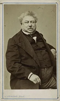 The author Alexandre Dumas pere (1802-1870), 1870. Creator: Liebert