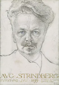 Stern Prints: The Author August Strindberg, 1899. Creator: Carl Larsson