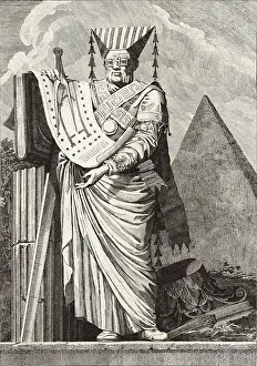 Specs Prints: Author of the Figures. From the Series 'Mascarade a la Grecque' (Greek style masquerade)