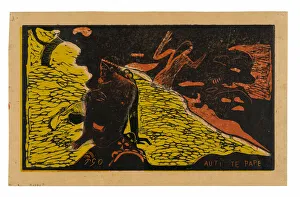 French Polynesian Prints: Auti te pape (Women at the River), from the Noa Noa Suite, 1894. Creator: Paul Gauguin