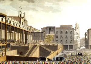 Auto da fe in Valladolid, religious court created at the request of the Catholic