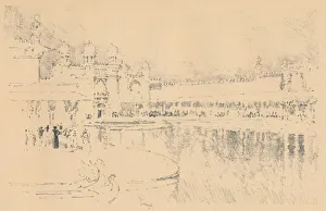 Pennell Prints: Auto-Lithograph by J. Pennell, c1877-1898, (1898). Artist: Joseph Pennell