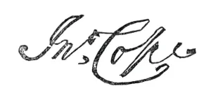 Autograph Gallery: Autograph of Sir John Cope, 1845. Creator: Unknown