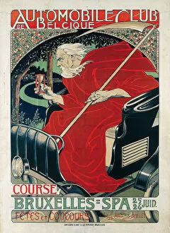Cl And Xe9 Gallery: Automobile Club Belgique. Course Bruxelles - Spa, 1898. Creator: Gaudy