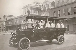 Beautiful Rio De Janeiro Gallery: An Automobile of the Military Police Force, 1914