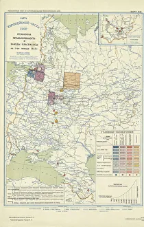 Cartographic Prints: Automotive and tractor manufacturing on January 1