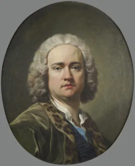 Roslin Alexandre Prints: Autoportrait, between 1738 and 1793. Creators: Louis Michel van Loo, Alexander Roslin