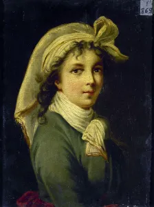 Neckscarf Prints: Autoportrait de Madame Vigée-Lebrun (1755-1842). Creator: Unknown