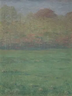Misty Prints: Autumn, 1893. Creator: Dwight William Tryon