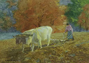 At Work Prints: Autumn, 1905. Creator: Anton Hans Karlinsky