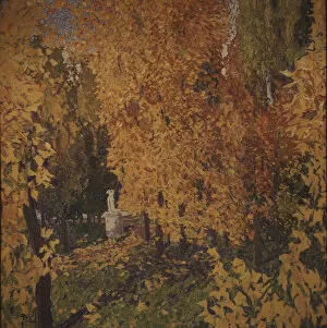 Golovin Gallery: Autumn, 1920. Artist: Golovin, Alexander Yakovlevich (1863-1930)