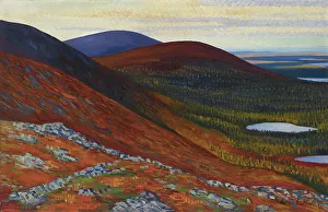 Stone Wall Prints: Autumn, 1941. Creator: Anton Lindforss
