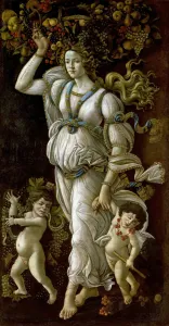 Sandro 1445 1510 Gallery: Autumn or Allegory Against the Abuse of Wine, Between 1475 and 1500