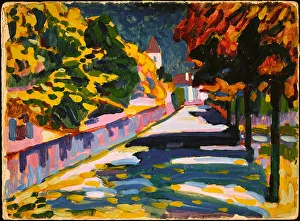 Noon Prints: Autumn in Bavaria, 1908. Creator: Kandinsky; Wassily Vasilyevich (1866-1944)