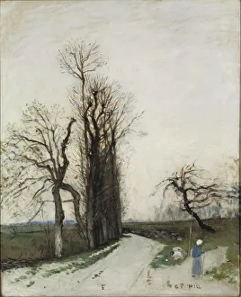 Hill Carl Frederik Prints: Autumn, c.1876-1877. Creator: Carl Fredrik Hill