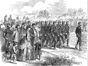 Students Prints: The Autumn Campaign: arrival of the Oxford University Volunteers in the Southern Camp