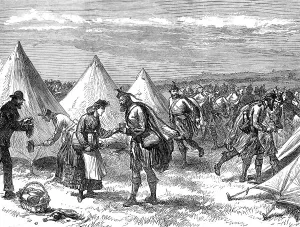Mallet Prints: The Autumn Campaign: Arrival of Volunteers