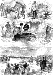 Cooking Pot Prints: The Autumn Campaign on Dartmoor, 1873. Creator: Unknown