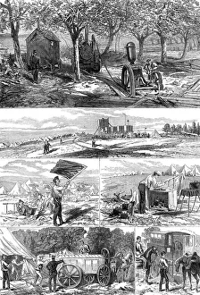Water Amenities Prints: The Autumn Campaign: sketches in the Southern Camp, 1872. Creator: Unknown