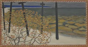 Deserted Prints: Autumn - Five Crosses: A study for the fresco in the Juselius Mausoleum