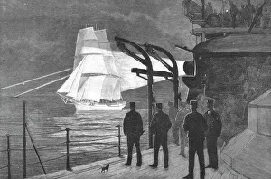 An Autumn Cruise with the Channel Squadron; The Phantom Ship -- A Sailing Vessel Running the E Creator: Unknown. An Autumn Cruise with the Channel Squadron; The Phantom Ship -- A Sailing Vessel Running the E Creator