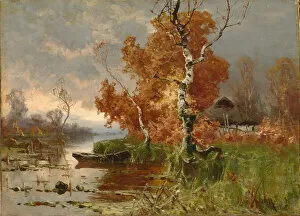 Autumn Landscape Gallery: Autumn evening. Artist: Klever, Juli Julievich (Julius), von (1850-1924)