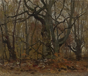 Twisted Prints: Autumn Forest, 1890-1900. Creator: Ladislav Mednyanszky